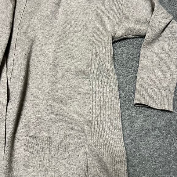 ATHLETA Spirit Wool Cashmere Wrap Cardigan Sweater Womens Gray Medium - Picture 2 of 9